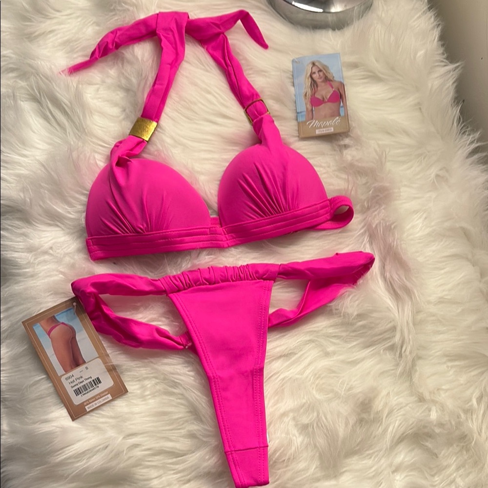 Mapale Vibrant Pink Bikini Set